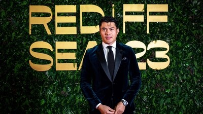 Henry Golding poses for photographers upon arrival for the closing ceremony red carpet during The Red Sea International Film Festival in Jeddah, Saudi Arabia, Thursday. Henry, of Crazy Rich Asian fame, was one of the global stars who attended the event. (AFP) Henry Golding poses for photographers upon arrival for the closing ceremony red carpet during The Red Sea International Film Festival in Jeddah, Saudi Arabia, Thursday. Henry, of Crazy Rich Asian fame, was one of the global stars who attended the event. (AFP)