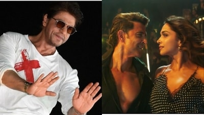 Shah Rukh Khan spoke about Hrithik Roshan and Deepika Padukone's Fighter. Shah Rukh Khan spoke about Hrithik Roshan and Deepika Padukone's Fighter.