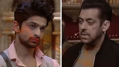 Abhishek Kumar gets an earful from Salman Khan in new Bigg Boss 17 promo. Abhishek Kumar gets an earful from Salman Khan in new Bigg Boss 17 promo.