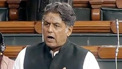 Congress MP Manish Tewari speaks in the Lok Sabha. (File) Congress MP Manish Tewari speaks in the Lok Sabha. (File)