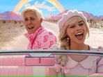 Ryan Gosling and Margot Robbie in a still from Barbie. Ryan Gosling and Margot Robbie in a still from Barbie.