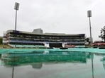 File image of Kingsmead cricket ground under covers File image of Kingsmead cricket ground under covers