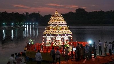 Float Festival, Tamil Nadu: This festival, celebrated in Madurai, unfolds during the night of the full moon. The vibrant festivities take place at the renowned Meenakshi Amman Temple, dedicated to Goddess Meenakshi, believed to be the reincarnation of Goddess Parvati. This annual celebration occurs between mid-January and mid-February.&nbsp; (PTI (Representative Photo))