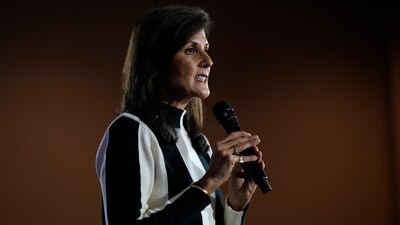 Nikki Haley speaks during a town hall (AP) Nikki Haley speaks during a town hall (AP)
