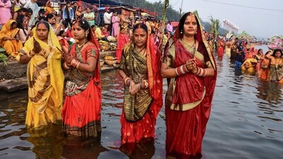 On this day, devotees wake up early in the morning, take a bath, and clean both the house and the puja room.&nbsp; (PTI)