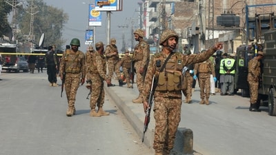 Pakistan Elections: Army troops in Peshawar, Pakistan. (Representational) Pakistan Elections: Army troops in Peshawar, Pakistan. (Representational)