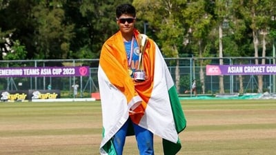 Kashvee Gautam with India's U23 squad during Asia Cup (Instagram) Kashvee Gautam with India's U23 squad during Asia Cup (Instagram)