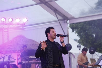 Singer Javed Ali's renditions of Sufi qalams will close this Urdu literary fest on a high note. (Photo: Shantanu Bhattacharya/HT)