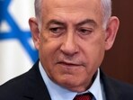 Israeli prime minister Benjamin Netanyahu heads the weekly cabinet meeting at his office in Jerusalem.