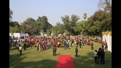 A two-day annual Chrysanthemum and Coleus show was organised by CSIR-National Botanical Research Institute (NBRI) in Lucknow. (HT Photo) A two-day annual Chrysanthemum and Coleus show was organised by CSIR-National Botanical Research Institute (NBRI) in Lucknow. (HT Photo)