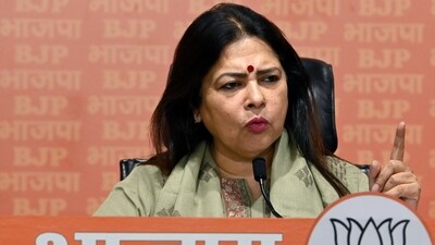 Union Minister of State for External Affairs Meenakashi Lekhi slammed Congress over Dhiraj Sahu IT raids (ANI) (Mohd Zakir) Union Minister of State for External Affairs Meenakashi Lekhi slammed Congress over Dhiraj Sahu IT raids (ANI) (Mohd Zakir)