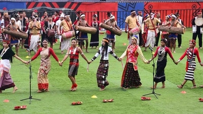 The 10-day-long annual tourism promotional event of the Nagaland government, Hornbill Festival, concluded on Sunday with visitors participating in 'Unity Dance' around a large bonfire. (ANI) The 10-day-long annual tourism promotional event of the Nagaland government, Hornbill Festival, concluded on Sunday with visitors participating in 'Unity Dance' around a large bonfire. (ANI)