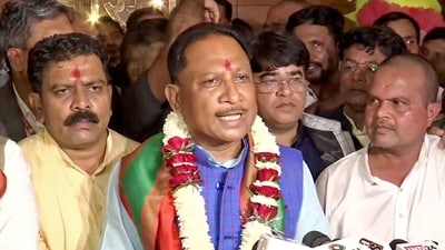 Chhattisgarh Chief Minister-designate Vishnu Deo Sai (ANI) Chhattisgarh Chief Minister-designate Vishnu Deo Sai (ANI)
