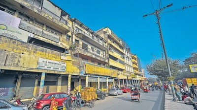 Asaf Ali Road was once Delhi’s most bustling financial district because before the office high-rises around Connaught Place came up in the 1970s (Raj K Raj/HT Photo) Asaf Ali Road was once Delhi’s most bustling financial district because before the office high-rises around Connaught Place came up in the 1970s (Raj K Raj/HT Photo)