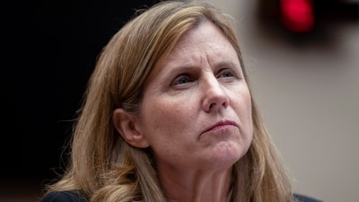University of Pennsylvania President Liz Magill listens during a hearing of the House Committee on Education on Capitol Hill, Tuesday, Dec. 5, 2023, in Washington. Magill has resigned amid pressure from donors and criticism over testimony at a congressional hearing where she was unable to say under repeated questioning that calls on campus for the genocide of Jews would violate the school’s conduct policy. (AP) University of Pennsylvania President Liz Magill listens during a hearing of the House Committee on Education on Capitol Hill, Tuesday, Dec. 5, 2023, in Washington. Magill has resigned amid pressure from donors and criticism over testimony at a congressional hearing where she was unable to say under repeated questioning that calls on campus for the genocide of Jews would violate the school’s conduct policy. (AP)
