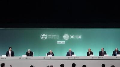 Concerns remain over the implementation of the Loss and Damage Fund even after being approved after negotiations at COP28. (AP)
