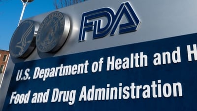 FILE - A sign for the U.S. Food and Drug Administration is displayed outside their offices in Silver Spring, Md., Dec. 10, 2020. The Indian manufacturer of more than two dozen varieties of eyedrops subject to a U.S. safety warning officially recalled the products, which were sold by CVS Health, Target, Rite Aid and other national retailers. Kilitch Healthcare India issued the recall on Monday, Nov. 13, 2023, and the FDA published the notice Wednesday, Nov 15. (AP Photo/Manuel Balce Ceneta, File) (AP) FILE - A sign for the U.S. Food and Drug Administration is displayed outside their offices in Silver Spring, Md., Dec. 10, 2020. The Indian manufacturer of more than two dozen varieties of eyedrops subject to a U.S. safety warning officially recalled the products, which were sold by CVS Health, Target, Rite Aid and other national retailers. Kilitch Healthcare India issued the recall on Monday, Nov. 13, 2023, and the FDA published the notice Wednesday, Nov 15. (AP Photo/Manuel Balce Ceneta, File) (AP)