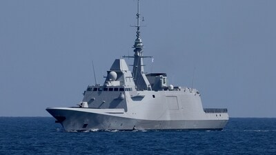 The French Languedoc (D653), a FREMM multipurpose frigate (AFP)
