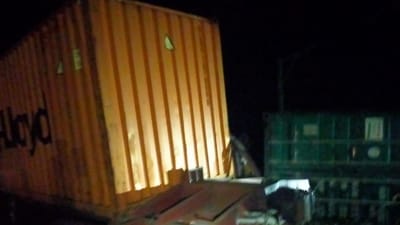 The derailment took place at 6.31 pm. The derailment took place at 6.31 pm.