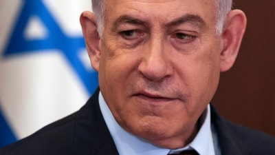 Israeli prime minister Benjamin Netanyahu heads the weekly cabinet meeting at his office in Jerusalem. (AFP) Israeli prime minister Benjamin Netanyahu heads the weekly cabinet meeting at his office in Jerusalem. (AFP)