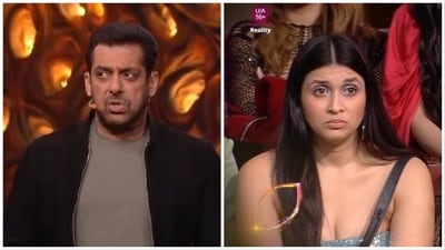 Salman Khan addressed Mannara Chopra in the latest Weekend Ka War episode. Salman Khan addressed Mannara Chopra in the latest Weekend Ka War episode.