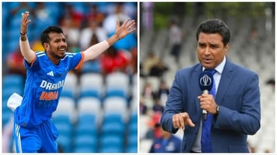 Manjrekar has explained why Chahal is a 'surprise inclusion' for the South Africa series. (AFP-Getty Images)