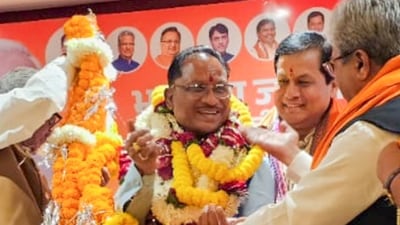BJP leader Vishnu Deo Sai (PTI) BJP leader Vishnu Deo Sai (PTI)