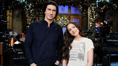 Adam Driver and Olivia Rodrigo on SNL Adam Driver and Olivia Rodrigo on SNL