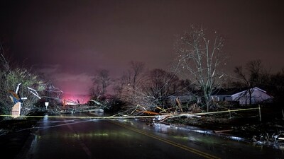 More than 80,000 electricity customers were without power in Tennessee on Saturday night, according to PowerOutage.us. (AP) More than 80,000 electricity customers were without power in Tennessee on Saturday night, according to PowerOutage.us. (AP)