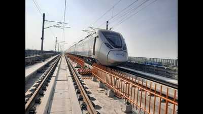 The RRTS projects spans 82km to connect three cities of Delhi, Ghaziabad and Meerut. (HT Photo) The RRTS projects spans 82km to connect three cities of Delhi, Ghaziabad and Meerut. (HT Photo)