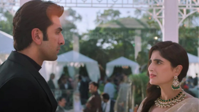Still from Animal, featuring Saloni Batra and Ranbir Kapoor. Still from Animal, featuring Saloni Batra and Ranbir Kapoor.