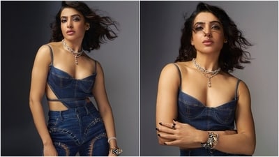 Samantha Ruth Prabhu gives a sultry twist to denim look for new photoshoot. (Instagram) Samantha Ruth Prabhu gives a sultry twist to denim look for new photoshoot. (Instagram)