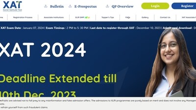 XAT 2024 registration process ends today, apply at xatonline.in XAT 2024 registration process ends today, apply at xatonline.in