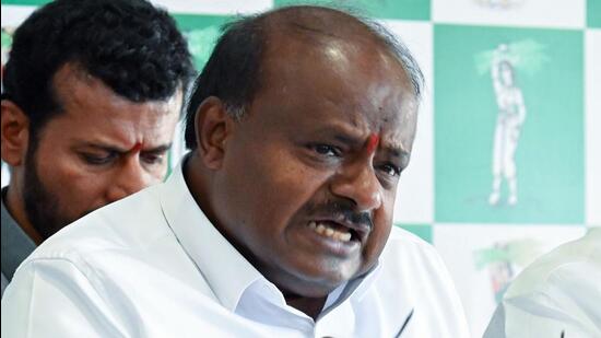 Janata Dal (Secular) leader HD Kumaraswamy said something similar to what happened in Maharashtra can happen in Karnataka. (ANI)