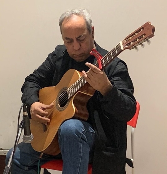 Actor-musician Deepak Castelino will perform his original musical compositions at this solo guitar concert. Actor-musician Deepak Castelino will perform his original musical compositions at this solo guitar concert.