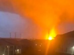 While some reports on social media claim that the tornado hitting the power plant led to the oil or gas exploding, others claim it to be an electrical explosion. While some reports on social media claim that the tornado hitting the power plant led to the oil or gas exploding, others claim it to be an electrical explosion.