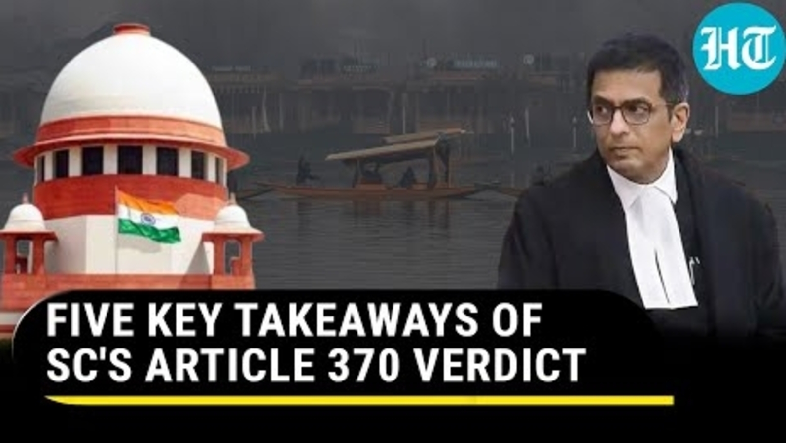 'J&K Belongs To India': Five Things CJI Chandrachud Said On Article 370 ...