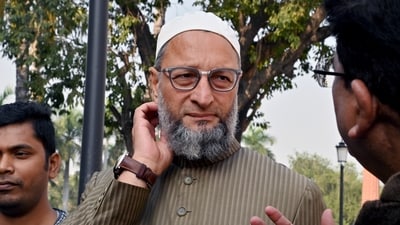 All India Majlis-e-Ittehad-ul-Muslimeen (AIMIM) MP Asaduddin Owaisi. (ANI) All India Majlis-e-Ittehad-ul-Muslimeen (AIMIM) MP Asaduddin Owaisi. (ANI)