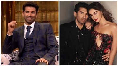 Koffee with Karan 8 promo: Aditya Roy Kapur on KWK; the actor was asked about rumoured girlfriend Ananya Panday. Koffee with Karan 8 promo: Aditya Roy Kapur on KWK; the actor was asked about rumoured girlfriend Ananya Panday.