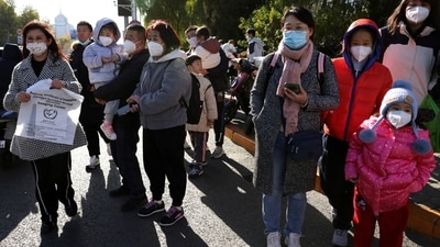 China has said that the number of respiratory diseases in children is going low. (REUTERS)