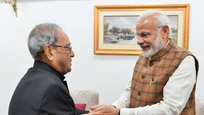 File Photo: Narendra Modi with Pranab Mukherjee (X/NarendraModi) File Photo: Narendra Modi with Pranab Mukherjee (X/NarendraModi)