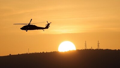 On Monday in western Iraq, a drone attack targeted the Ain al-Asad airbase, without causing casualties or damage, the US military official said, speaking on condition of anonymity. (Reuters/File)