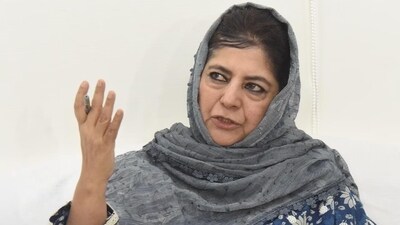 People’s Democratic Party president Mehbooba. (HT File)