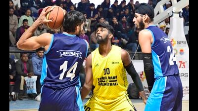 Indian basketball championships have loopholes like absence of an instant replay system and head coach challenge which are imperative for a refined decision-making during games. (HT PHOTO) Indian basketball championships have loopholes like absence of an instant replay system and head coach challenge which are imperative for a refined decision-making during games. (HT PHOTO)