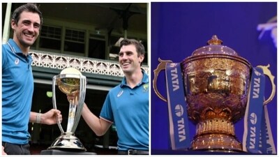 Australia's Mitchell Starc and Pat Cummins are set to headline the IPL 2024 auction (AFP-BCCI) Australia's Mitchell Starc and Pat Cummins are set to headline the IPL 2024 auction (AFP-BCCI)