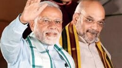 Prime Minister Narendra Modi and home minister Amit Shah. Prime Minister Narendra Modi and home minister Amit Shah.