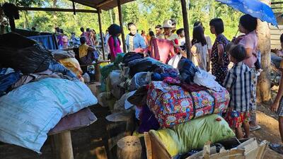 Officials said that the refugees from Myanmar have been provided with food and necessary household items. (Photo courtesy: Kamjong district administration) Officials said that the refugees from Myanmar have been provided with food and necessary household items. (Photo courtesy: Kamjong district administration)