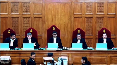 The five-judge bench held by unanimity that the constitutional order by which Article 370 was altered by amending Article 367 was ultra vires to the extent it used an interpretation clause for amending Article 370. (ANI) The five-judge bench held by unanimity that the constitutional order by which Article 370 was altered by amending Article 367 was ultra vires to the extent it used an interpretation clause for amending Article 370. (ANI)