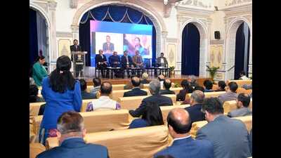 Vice-chancellors of UP universities attend the meet from Lucknow on Monday (Sourced) Vice-chancellors of UP universities attend the meet from Lucknow on Monday (Sourced)