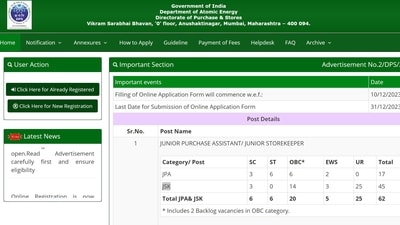 DPSDAE recruitment 2023: Apply for 62 JPA& JSK posts at dpsdae.formflix.in DPSDAE recruitment 2023: Apply for 62 JPA& JSK posts at dpsdae.formflix.in